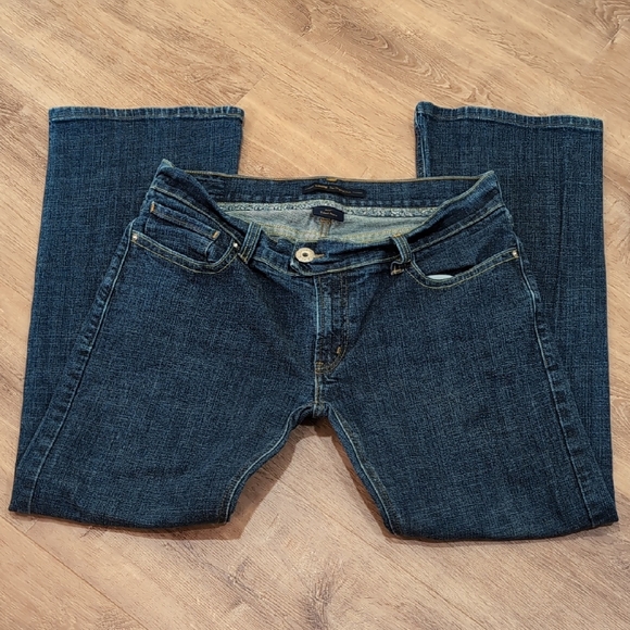 Levi's Women's Dark Blue Tilted Flare Leg Jeans - Picture 1 of 9